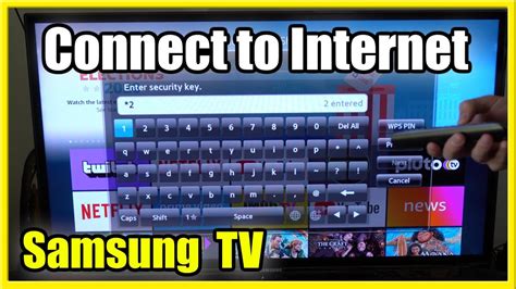 connecting Samsung tv to wifi